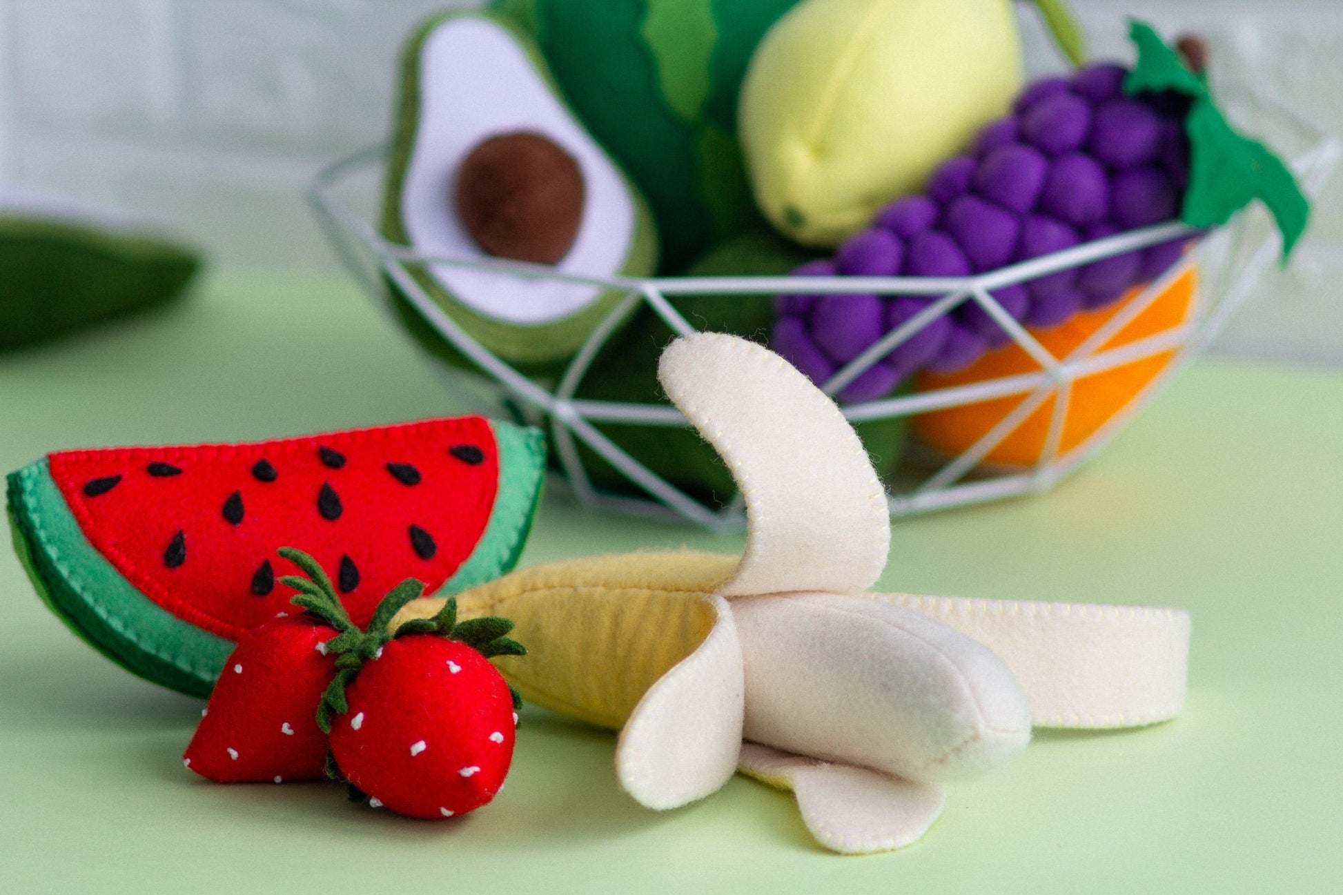 Felt Set Fruits - WoollyFox