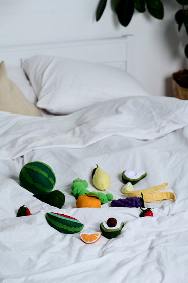 Felt Set Fruits - WoollyFox