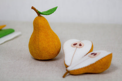 Felt Toy Pear - WoollyFox