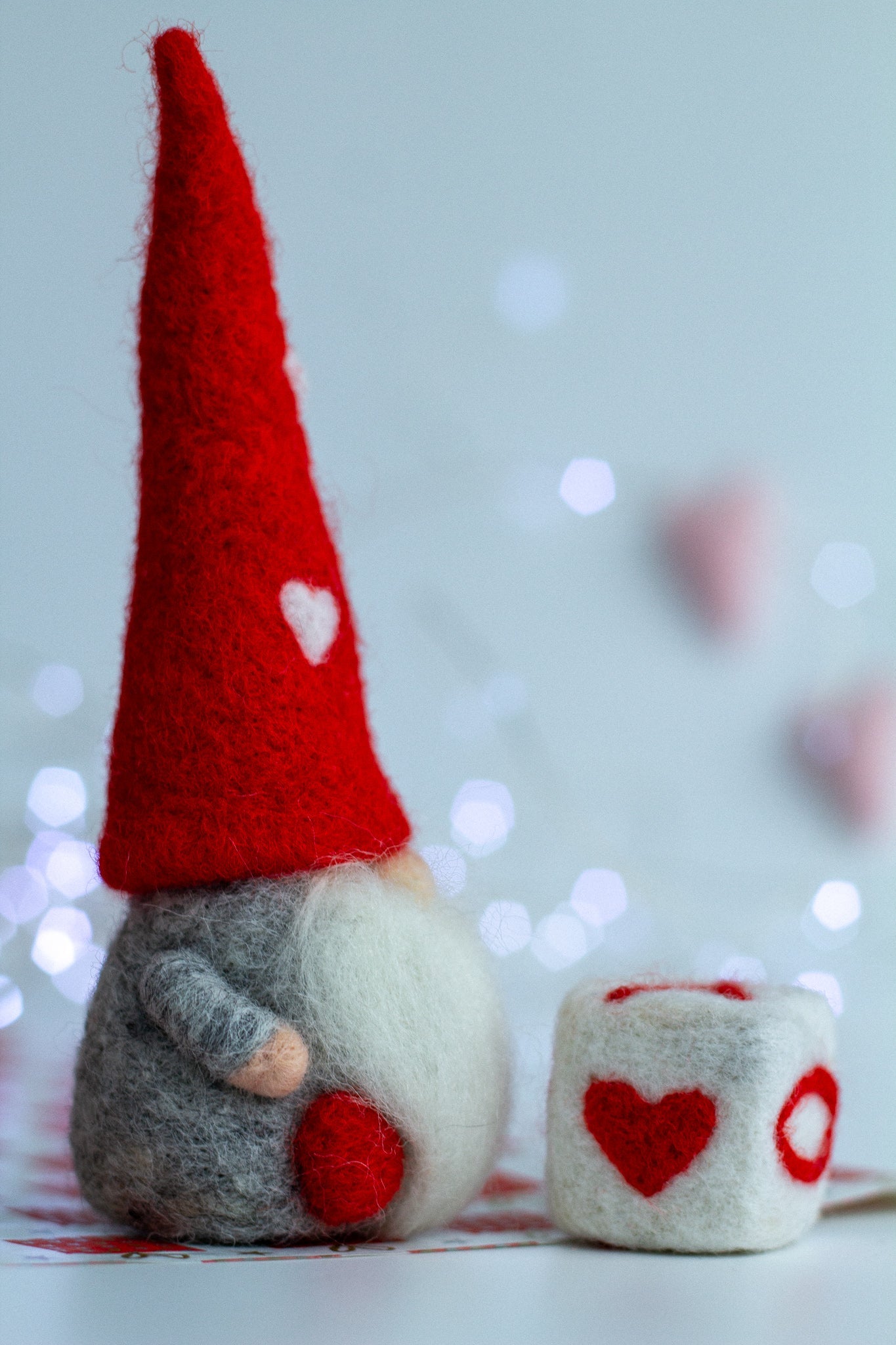 Felt Valentines Gnome - WoollyFox