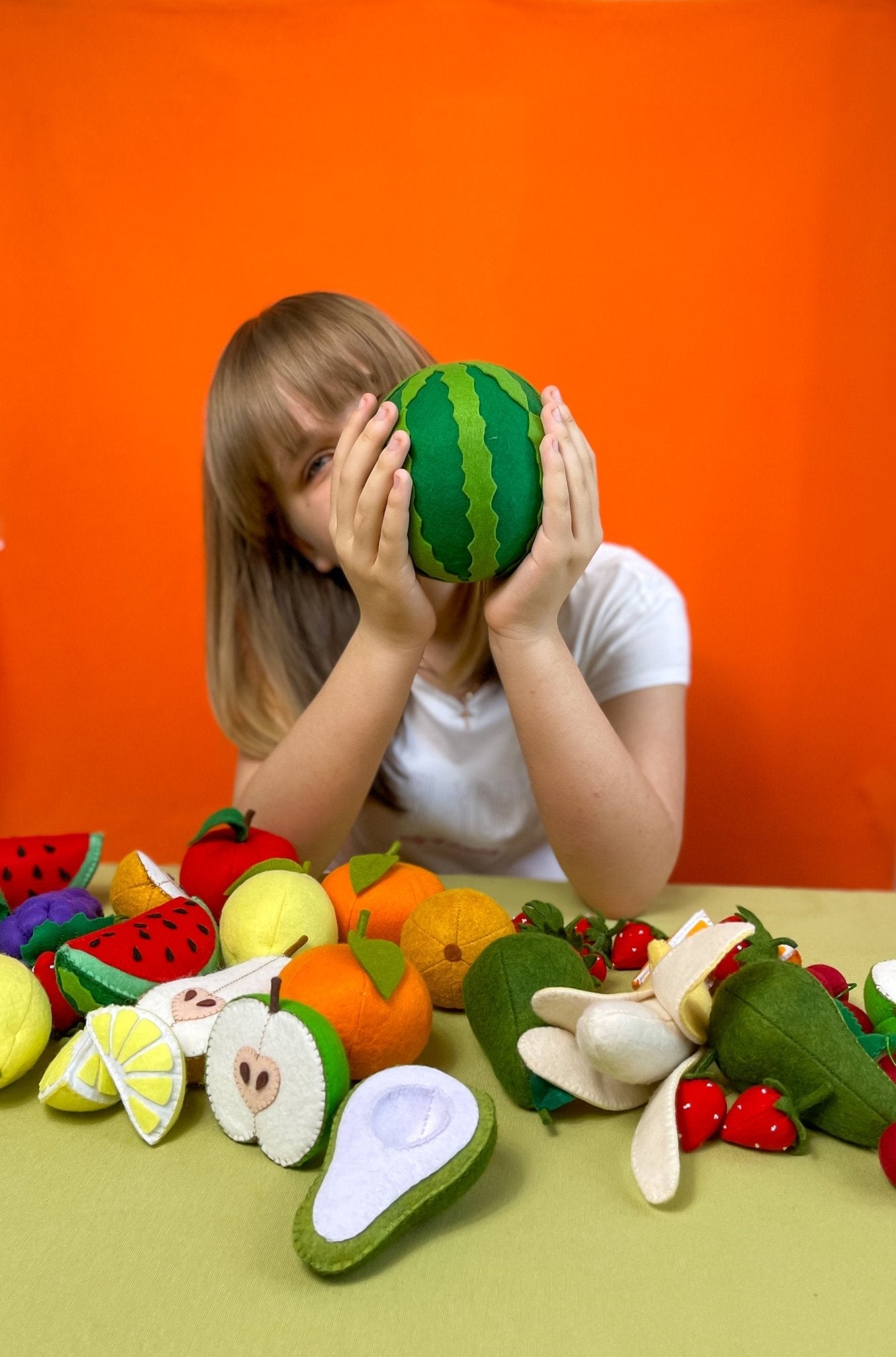 Felt Watermelon Toys - WoollyFox