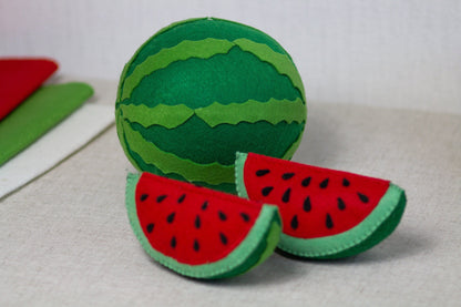 Felt Watermelon Toys - WoollyFox