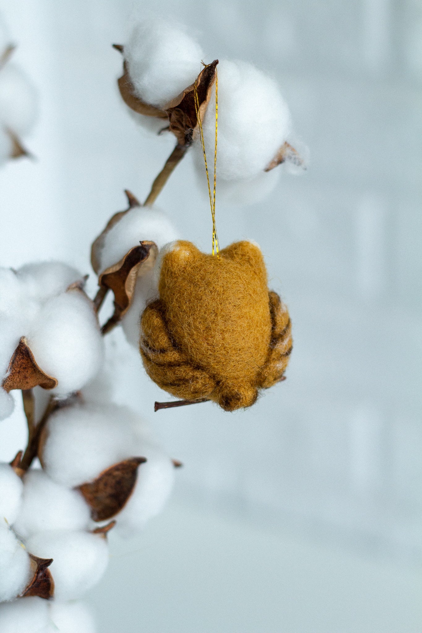 Felted Owl Ornament - WoollyFox