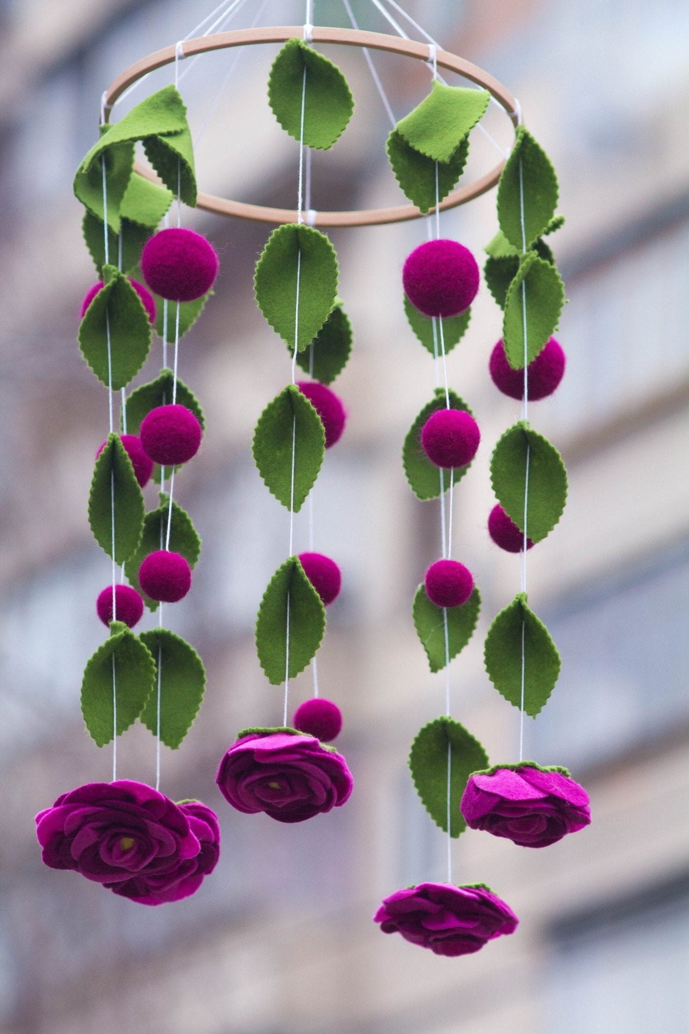 Flower Baby Mobile - WoollyFox