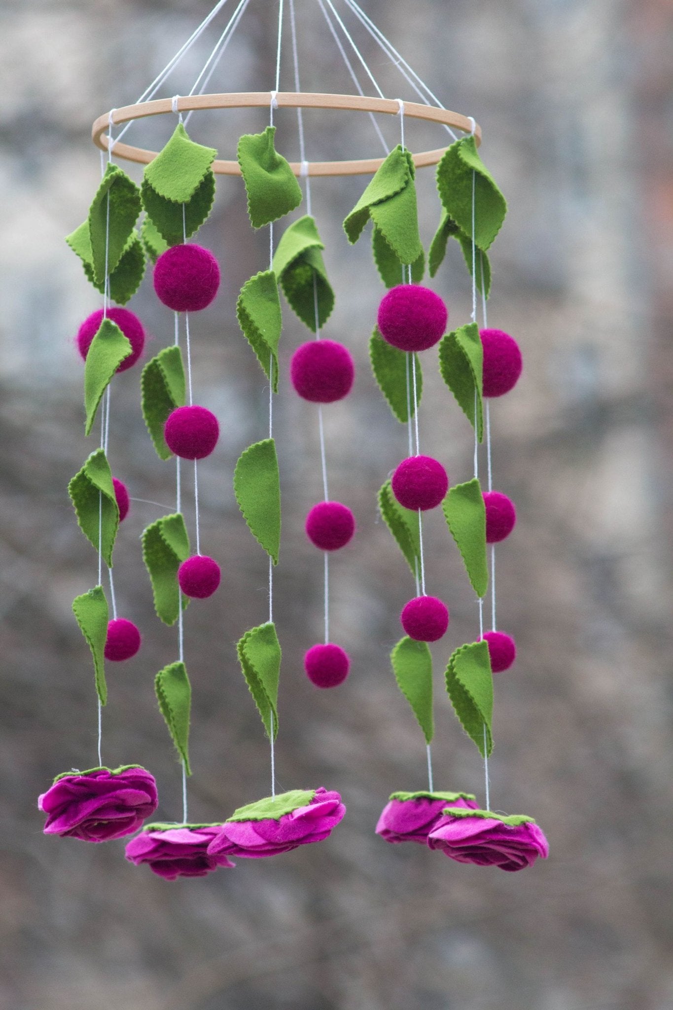 Flower Baby Mobile - WoollyFox