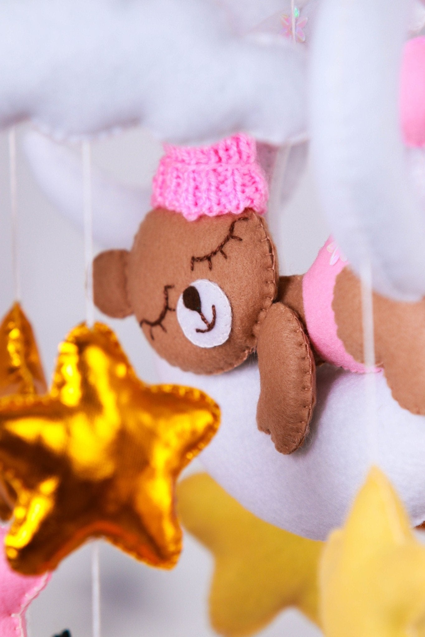 Forest Animal Mobile For A Girl - WoollyFox