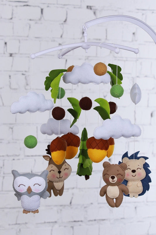 Forest Baby Crib Mobile - WoollyFox