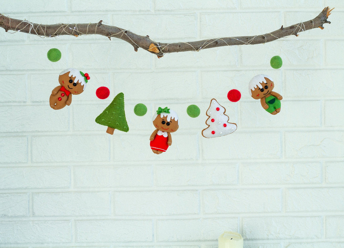 Garland Gingerbread Decor - WoollyFox
