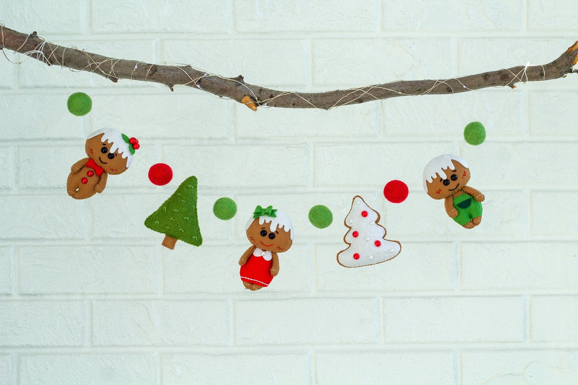 Garland Gingerbread Decor - WoollyFox