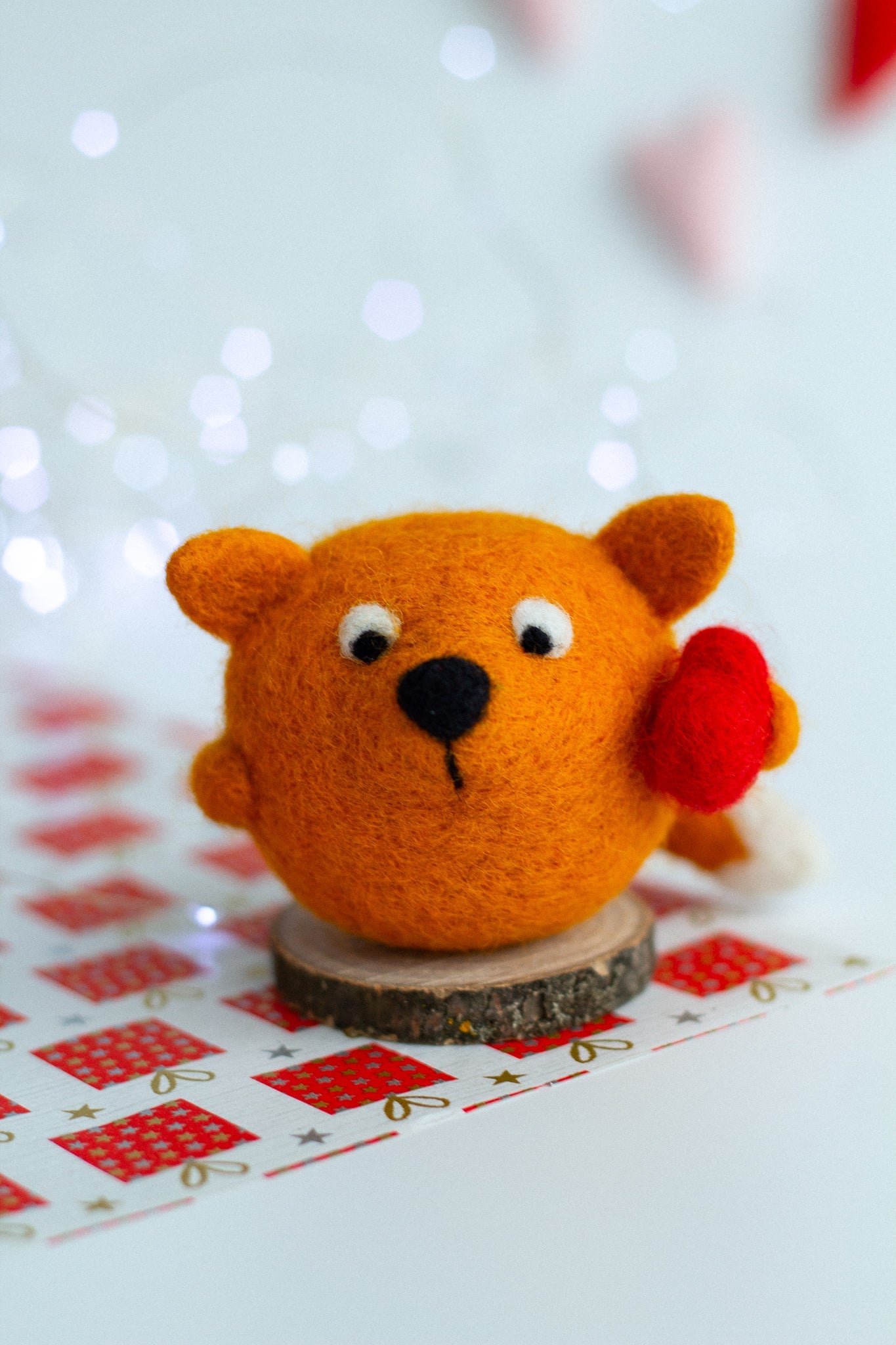 Gift Wool Fox With Heart - WoollyFox