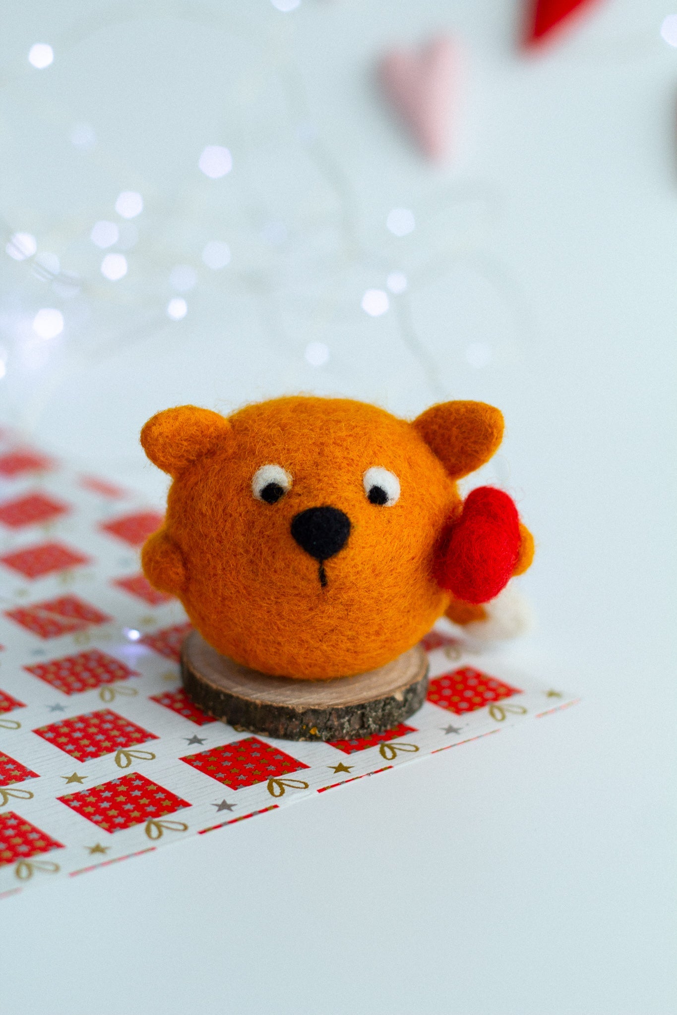 Gift Wool Fox With Heart - WoollyFox