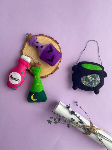 Halloween Potion Bottle Decoration - WoollyFox