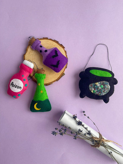 Halloween Potion Bottle Decoration - WoollyFox