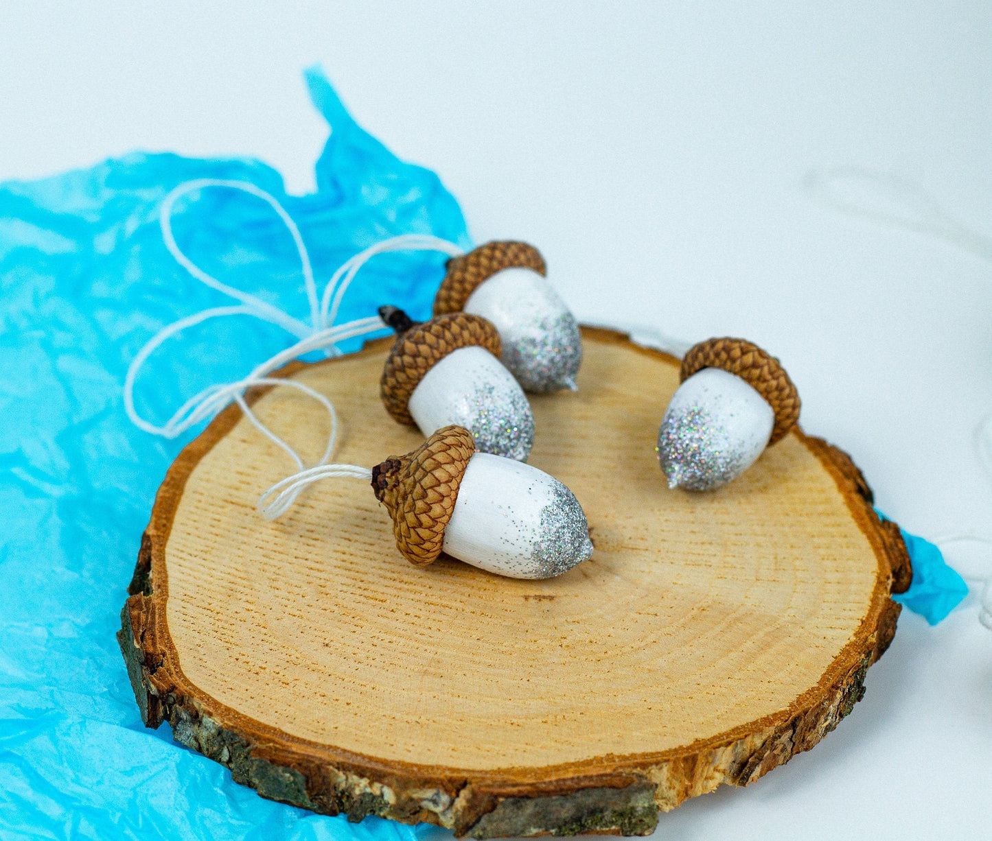 Hand Painted Acorns Set - WoollyFox