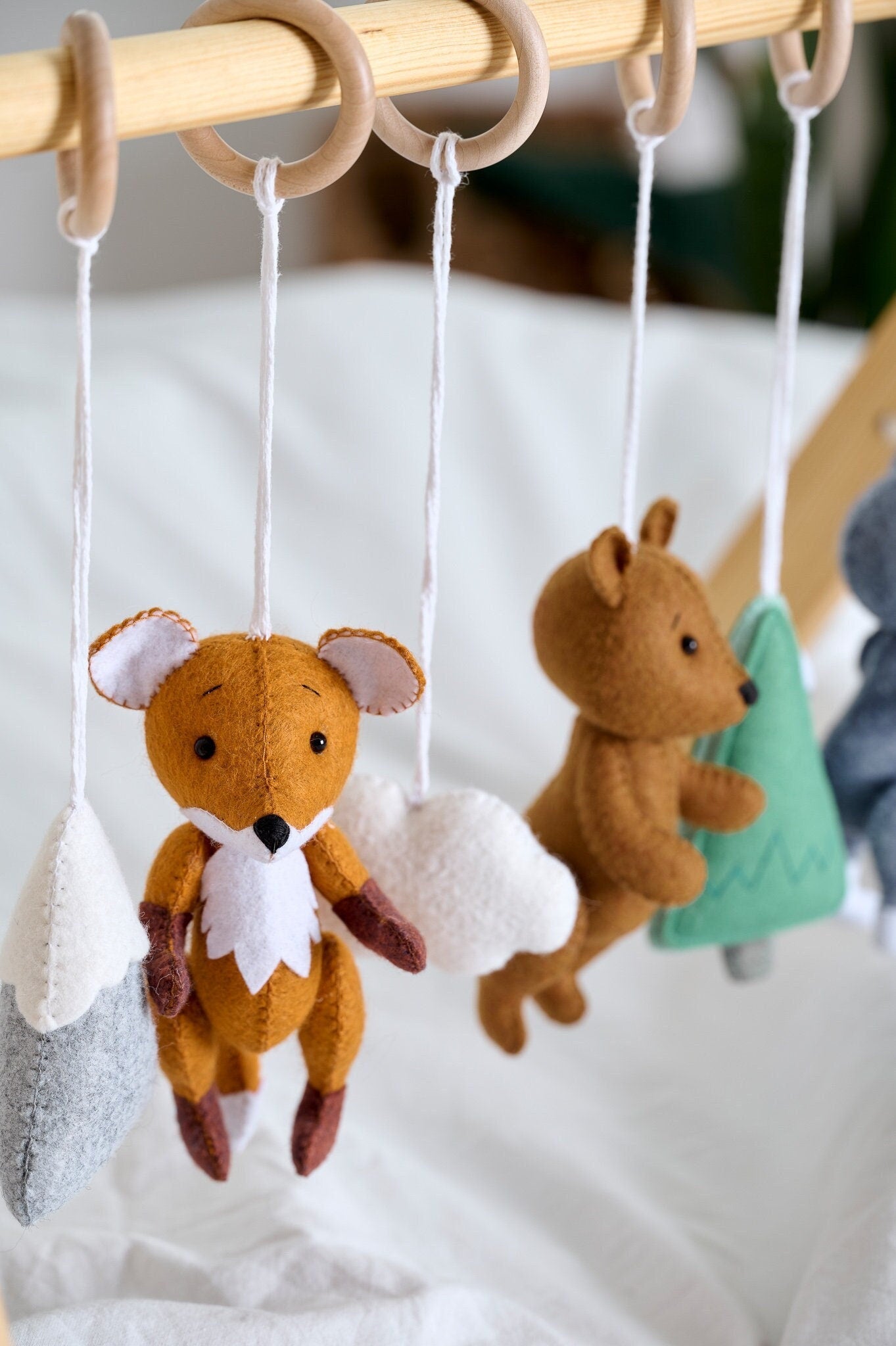 Hanging Toys For Baby Gym - WoollyFox
