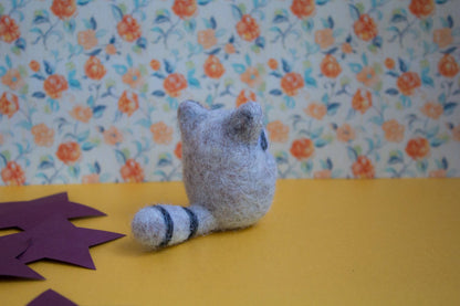 Needle animal praying raccoon