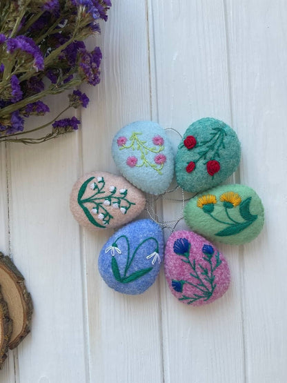 Felted Easter Eggs