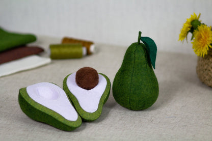 Felt Avocado Toy Set
