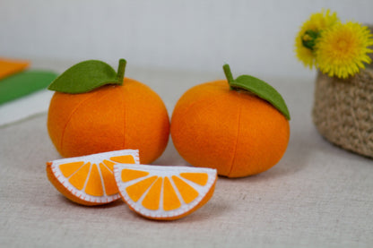 Felt Orange Toy