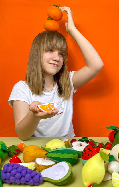 Orange play food