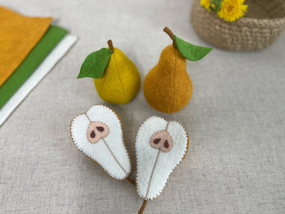Felt Toy Pear