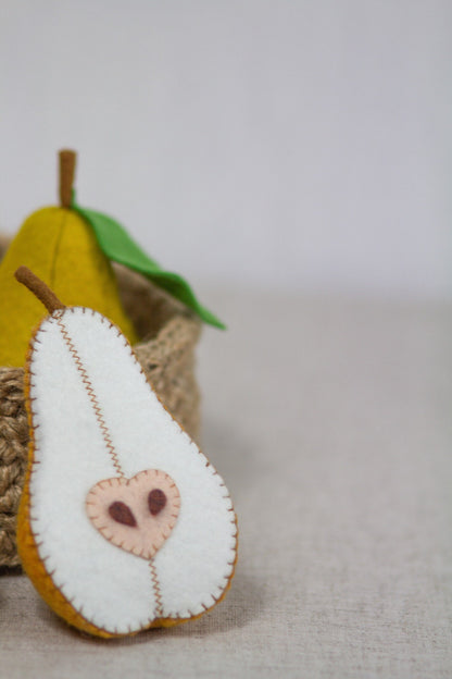 Toy fruit pear