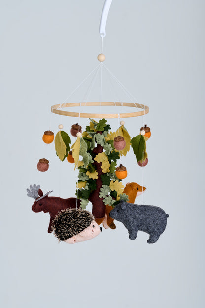 Woodland Baby Crib Mobile