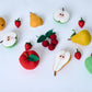 Big set of toy fruits, Pretend Play Food 15 pcs