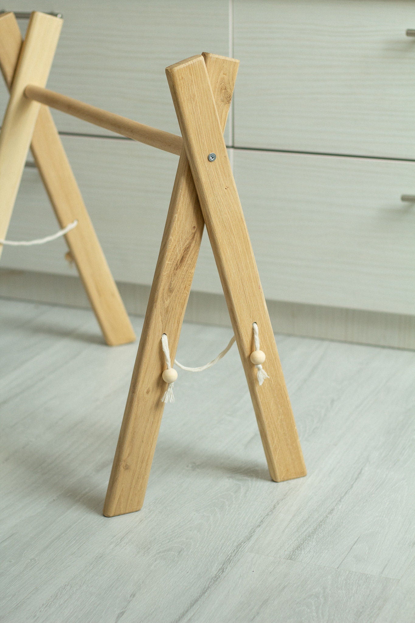 Wooden baby gym, Baby play gym frame