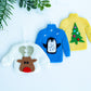Christmas Sweater Ornaments, Ugly Christmas Sweater set of 7