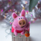Wool pig ornament 