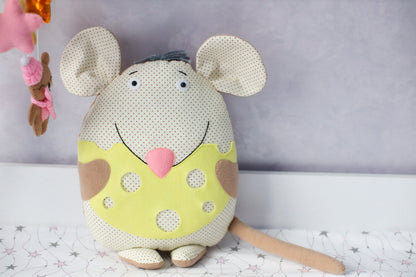 Pillow Mouse With Cheese