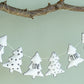 Felt Tree Christmas Garland 