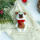 Winter polar bear ornament 