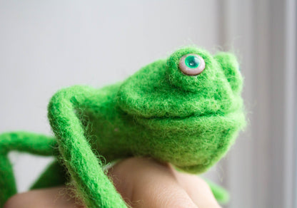 Wool Toy Chameleon
