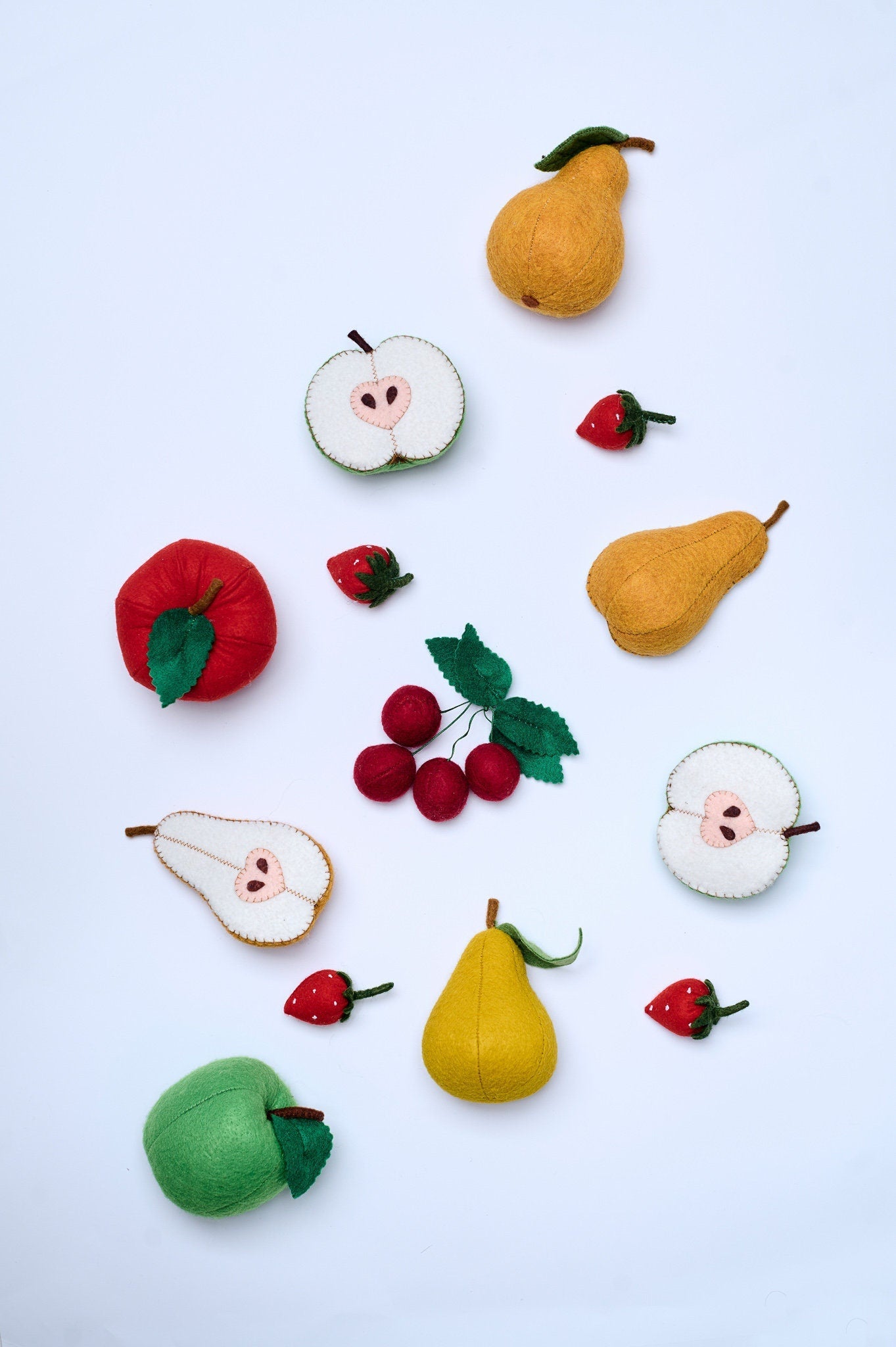 Large Set of Toy Fruits - WoollyFox