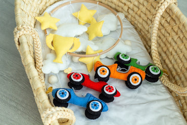 Racing Cars Baby Mobile - WoollyFox