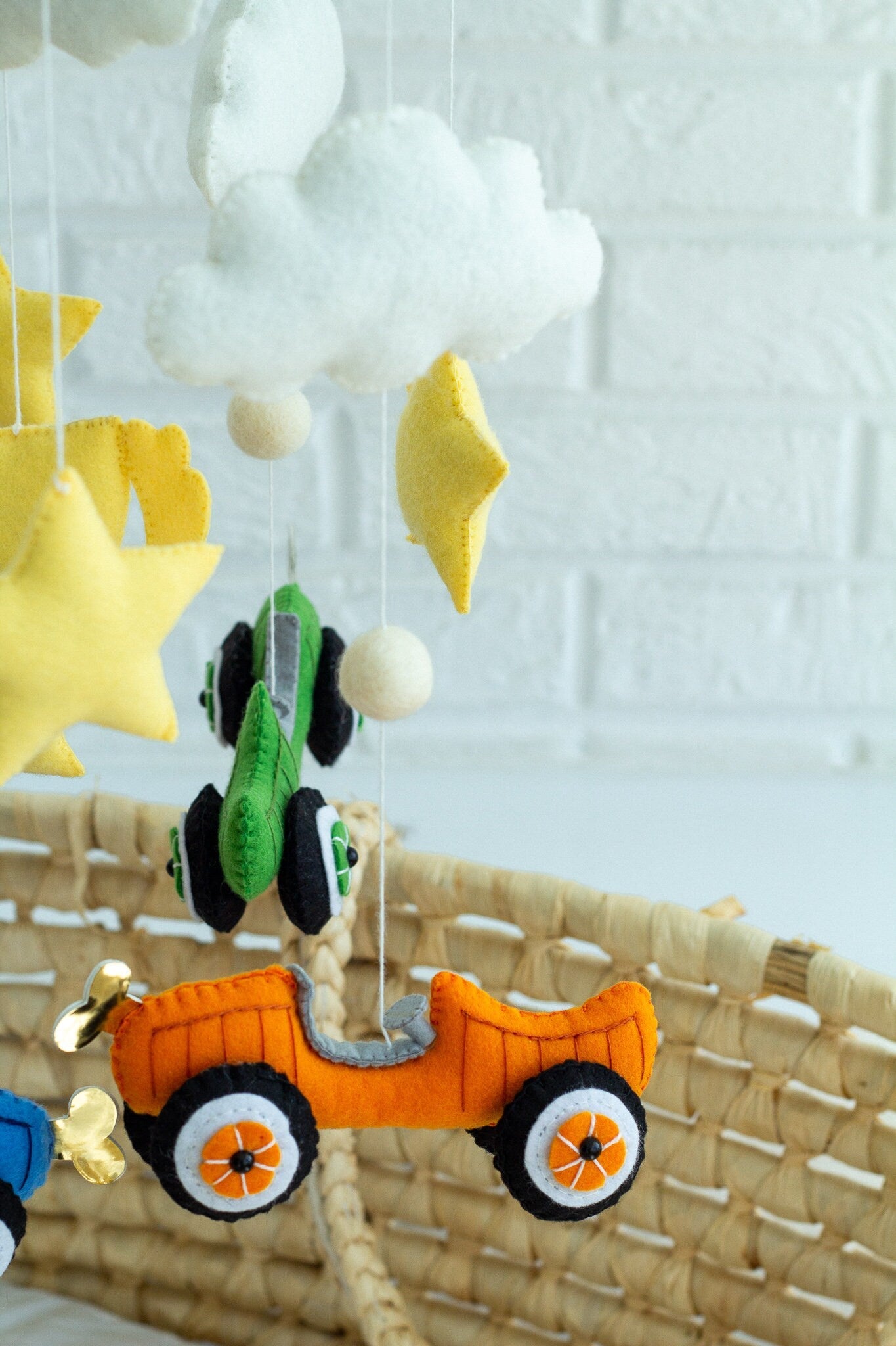 Racing Cars Baby Mobile - WoollyFox