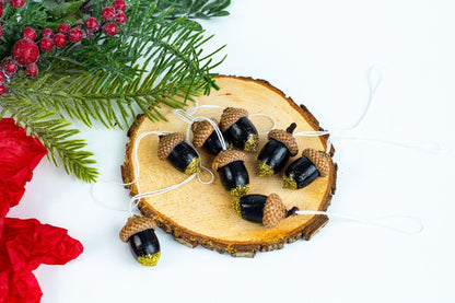 Set of Painted Acorns - WoollyFox
