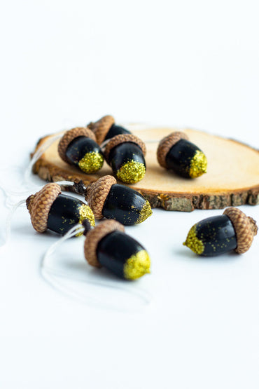 Set of Painted Acorns - WoollyFox