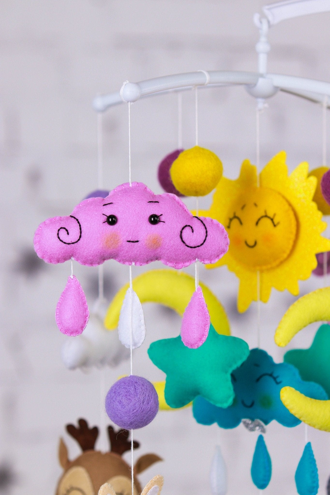 Sky And Animals Baby Mobile - WoollyFox