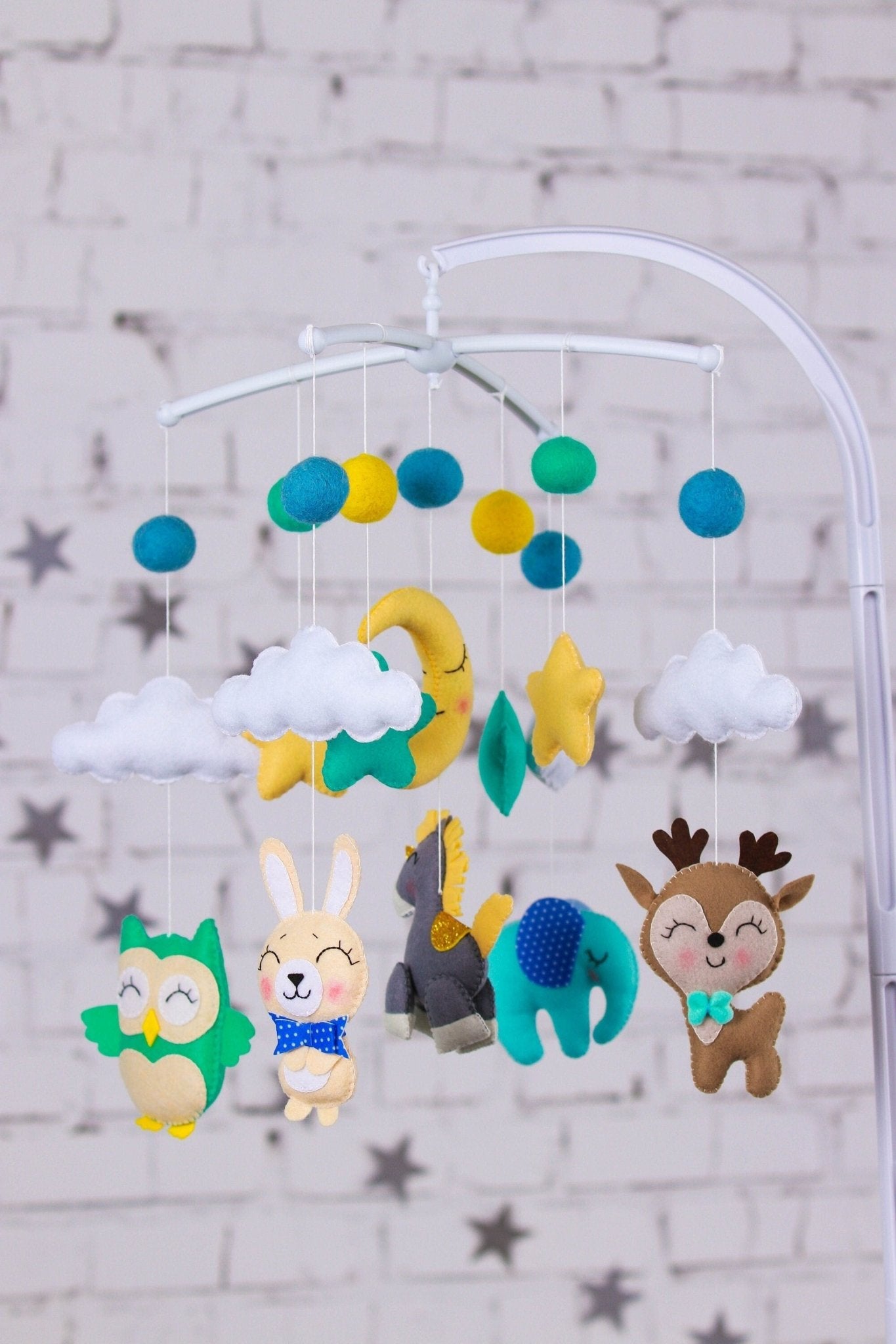 Sky Animals Baby Mobile - WoollyFox