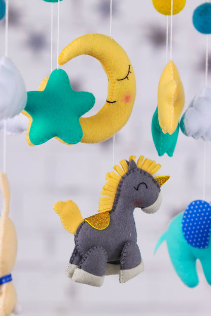 Sky Animals Baby Mobile - WoollyFox