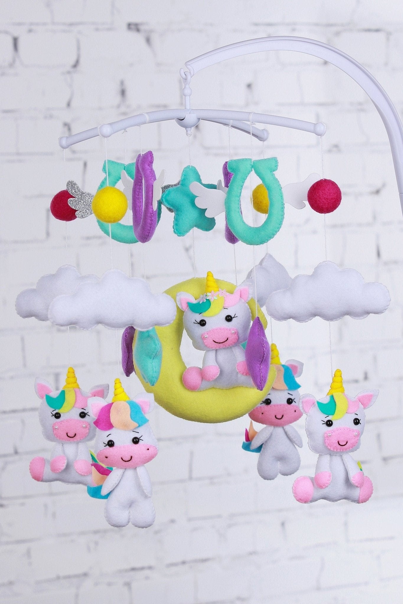 Sky Unicorn Baby Mobile - WoollyFox