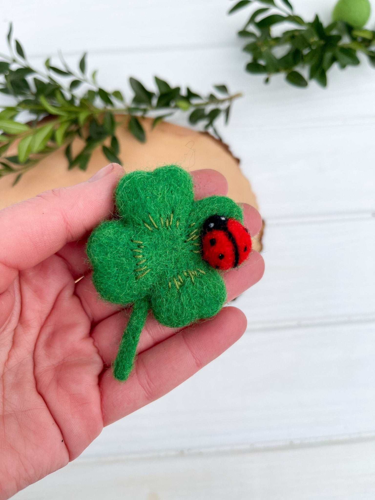 St. Patrick's Day Four - Leaf Clover - WoollyFox