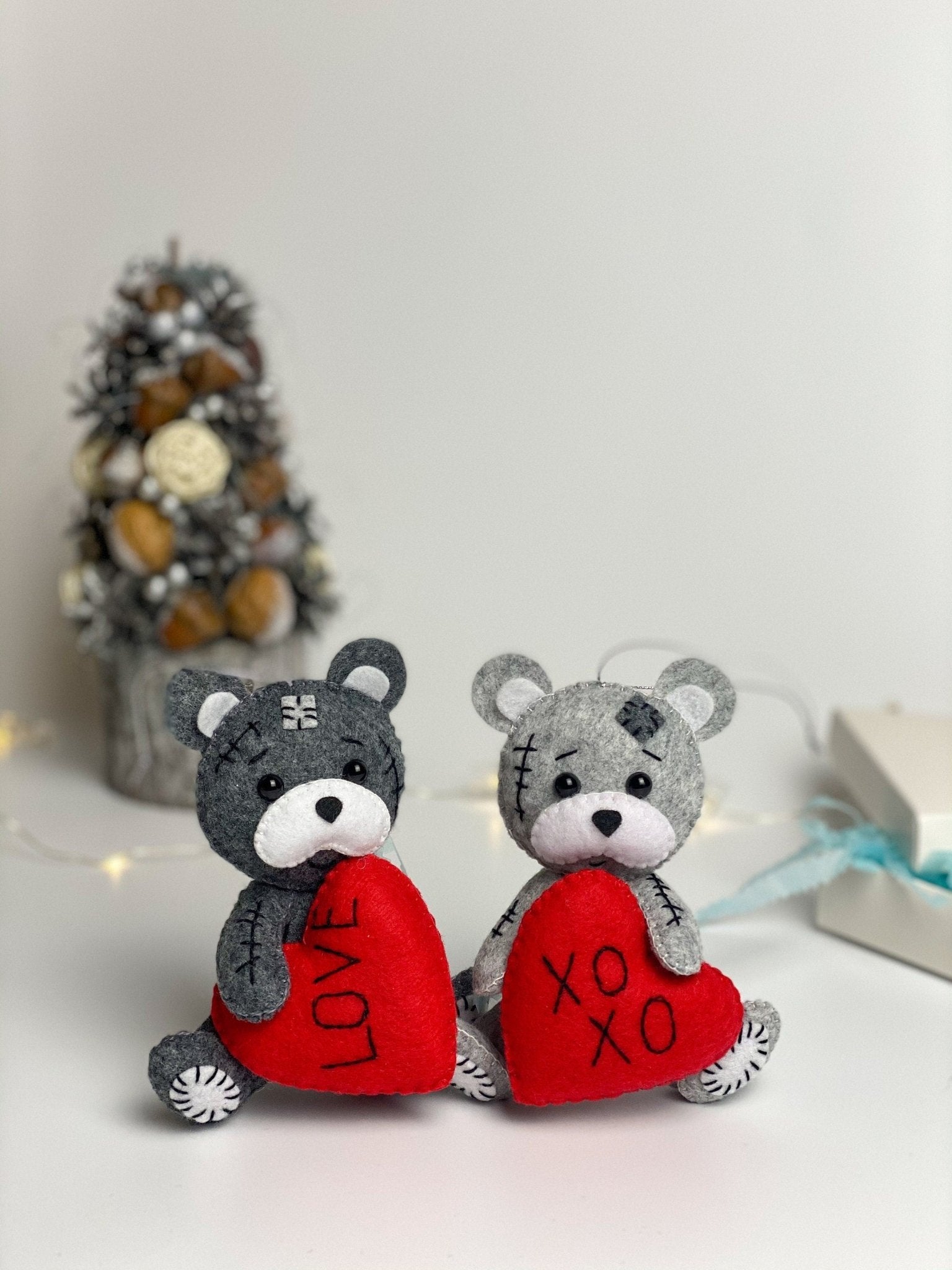 Teddy Bear With Heart - WoollyFox