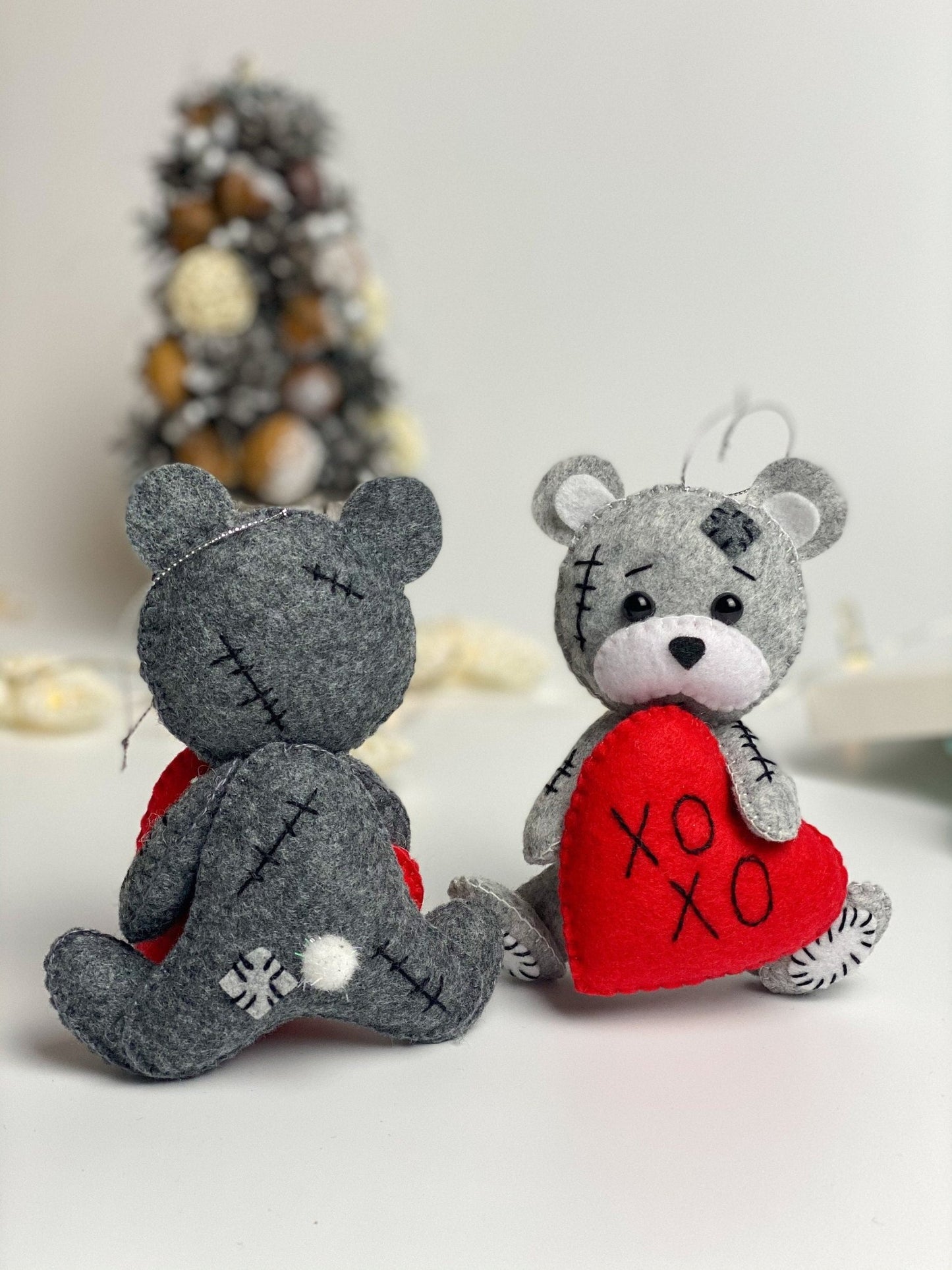 Teddy Bear With Heart - WoollyFox