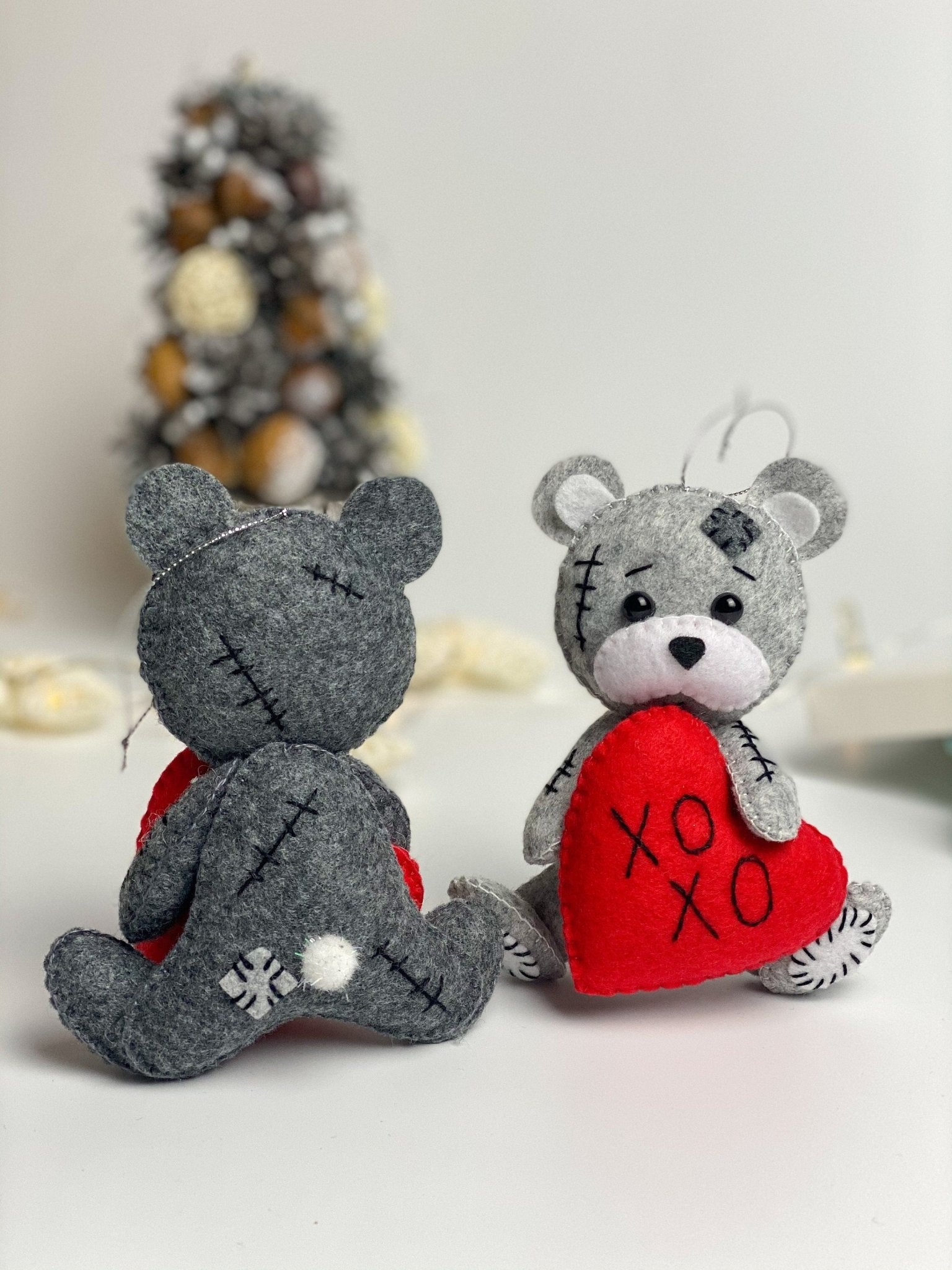 Teddy Bear With Heart - WoollyFox