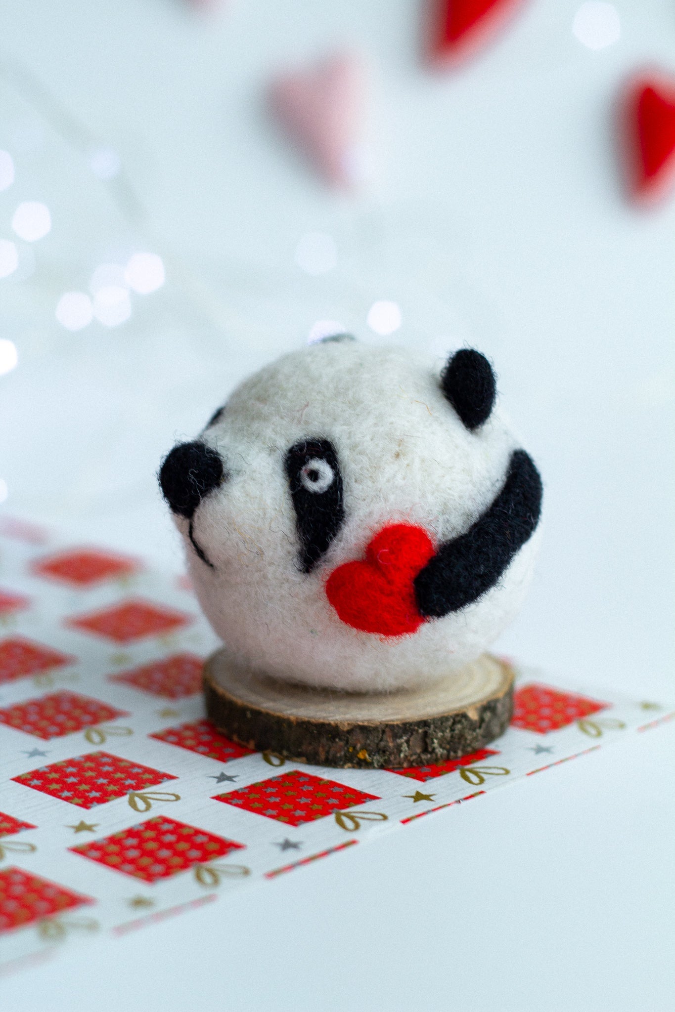 Valentine's Day Gift Panda - WoollyFox