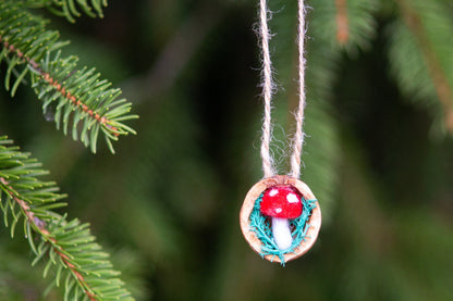 Walnut Shell Tree Ornaments - WoollyFox